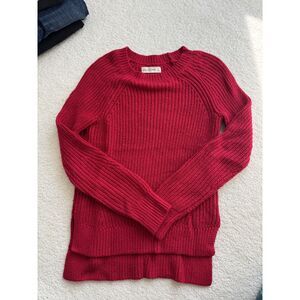 Abercrombie Women's Red Sweater SMALL